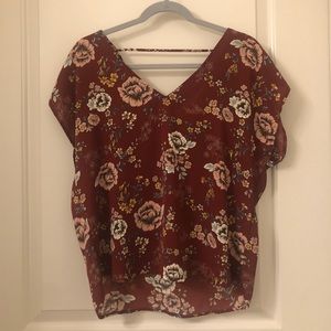 Floral short sleeve